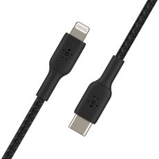 Kabel USB-C till Lightning Belkin CAA004BT1MBK 1 m Svart