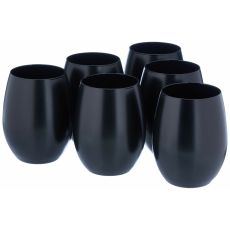 Glasset Chef&Sommelier PRIMARY BLACK Svart Glas 360 ml 6 Delar