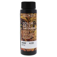 Permanent hårfärg Redken Color Gel Lacquers 4NW-maple (3 x 60 ml)