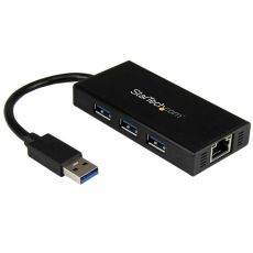 USB-HUB Startech ST3300GU3B Svart