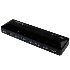 USB-HUB Startech ST103008U2C USB 3.0 x 10 Svart