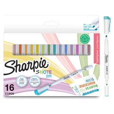 Tuschpennor Sharpie S-Note Duo Double 16 Delar