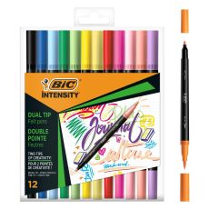 Tuschpennor Bic Intensity 12 Delar Multicolour