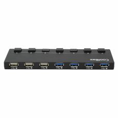 USB-HUB CoolBox HUBCOO356A Svart