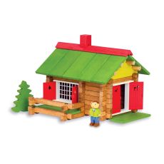 Actionfigurer Jeujura My Wooden Chalet 100 Delar Playset