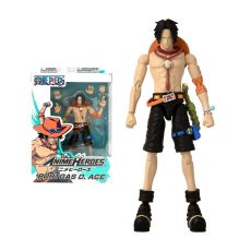 Actionfigurer One Piece Bandai Anime Heroes: Portgas D. Ace 17 cm