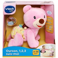 Mjukisleksak Vtech Baby Bear, 1,2,3 Follow Me Musi ...