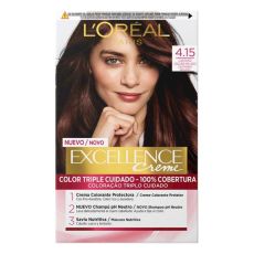 Permanent hårfärg Excellence L'Oréal Paris Excellence 4.15 Mörkbrunt Nº 9.0-rubio muy claro 192 ml