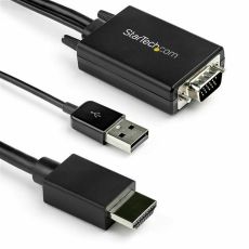 Adapter HDMI till VGA Startech VGA2HDMM2M Svart