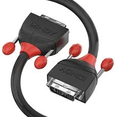 DVI-kabel LINDY 36252 2 m Svart