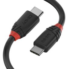 USB-C-kabel LINDY 36906 Svart 1 m