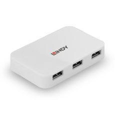 USB-HUB LINDY 43143 Vit