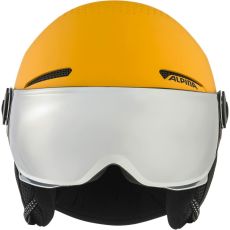 Skidhjälm Alpina Zupo Visor Q-Lite Gul 51-55 cm