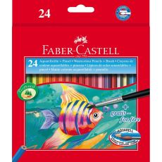 Akvarellpennor Faber-Castell 114425 Multicolour 24 Delar