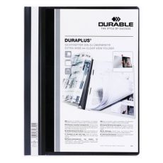 Dokumenthållare Durable Duraplus Svart Transparent A4 25 Delar