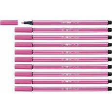 Tuschpennor Stabilo Pen 68 Rosa (10 Delar)