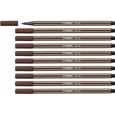 Tuschpennor Stabilo Pen 68 Brun (10 Delar)