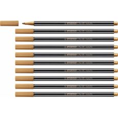 Tuschpennor Stabilo Pen 68 metallic Koppar (10 Delar)