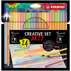 Tuschpennor Stabilo Point 88 & Pen 68 Creative Arty Multicolour