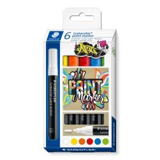 Tuschpennor Staedtler Lumocolor 349 6 Delar Multicolour