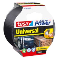 Silvertejp TESA extra Power Universal 10 m x 50 mm Svart (10 m x 5 cm)