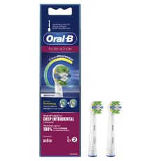 Tandborsthuvud Oral-B Floss Action Vit 2 antal