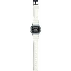 Unisexklocka Casio VINTAGE COLLECTION - TRANSPARENT BAND - BLACK Svart Silvrig (Ø 36 mm)