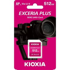 Micro-SD Minneskort med Adapter Kioxia PLUS UHS-I C10 R98 512 GB