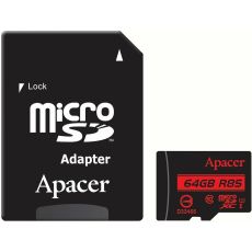 SD Minneskort Apacer AP64GMCSX10U5-R 64 GB