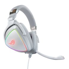 Diademhörlurar Asus ROG Delta White Edition Vit