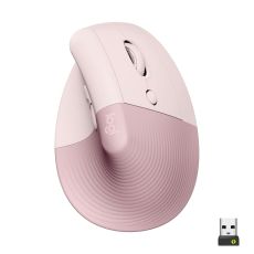 Optisk Mus Ergonomisk Logitech Lift Rosa Rose