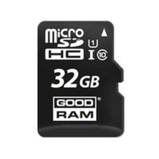 Micro-SD Minneskort med Adapter GoodRam M1AA-0320R12 Klass 10 UHS-I 100 Mb/s Svart 32 GB