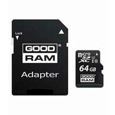 Micro-SD Minneskort med Adapter GoodRam M1AA-0640R12 Klass 10 UHS-I 100 Mb/s