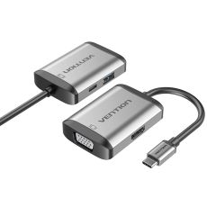 USB-HUB Vention TFAHB Grå