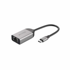 USB C till Nät RJ45 Adapter Hyper HD425B Silver