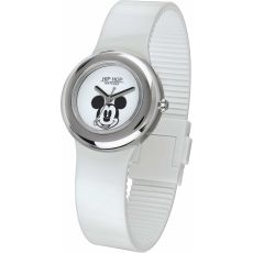 Unisexklocka Hip Hop MICKEY METAL WHITE (Ø 32 mm)