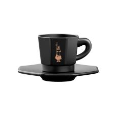 Set med kaffekoppar Bialetti 700000671 Svart Porsl ...