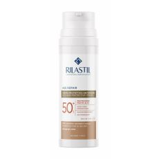 Solskydd med färg Rilastil Age Repair SPF 50+ 50  ...