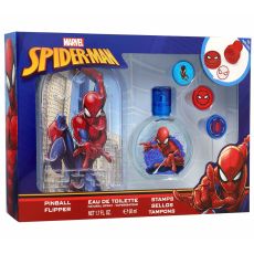 Barnparfym Air-Val SPIDERMAN EDT 50+PINBALL EDT 50 ml 3 Delar