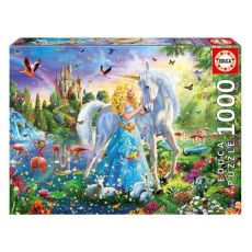 Pussel Educa The Princess And The Unicorn 500 Delar 68 x 48 cm