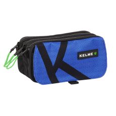 Tredubbel Carry-all Kelme Royal Blå Svart 21,5 x 10 x 8 cm