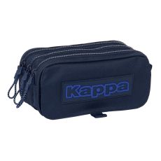 Tredubbel Carry-all Kappa Blue night Marinblå 21,5 x 10 x 8 cm