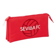 Tredubbel Carry-all Sevilla Fútbol Club Röd 22 x 12 x 3 cm