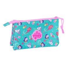 Tredubbel Carry-all My Little Pony Magic Rosa Turkos 22 x 12 x 3 cm