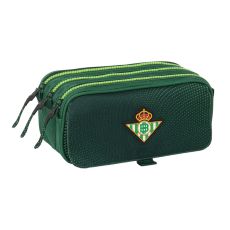 Tredubbel Carry-all Real Betis Balompié Grön 21,5 x 10 x 8 cm