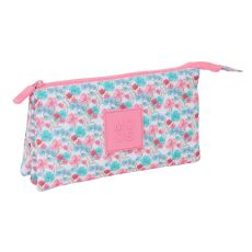 Tredubbel Carry-all Moos Flores Multicolour 22 x 12 x 3 cm