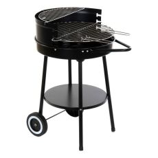 Kolgrill med hjul DKD Home Decor Svart Metall Plas ...