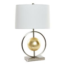 Bordslampa DKD Home Decor 8424001806843 Vit Gyllen ...