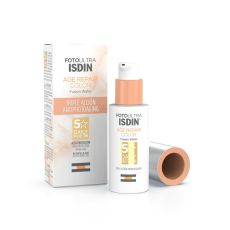 Solskydd med färg Isdin Fusion Water Magic Repair Spf 50 50 ml