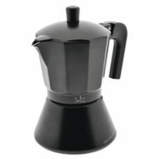 Italiensk Kaffepanna JATA CFI6 Svart Aluminium 6 Koppar 1 L